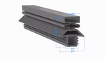 RLT232NUT Traulsen PART# SER-27564-00, 27564 by Strivide 21 1/2 x 59 1/2 Compatible with Traulsen SER-27564-00, 27564