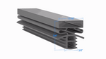 CS36-CH3 Bevles PART# 784820 by Strivide 28 13/16 x 32 7/8 Compatible with Bevles 784820
