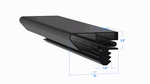 1006212 by Strivide, Magnetic Gasket 23 x 72 11/16 Compatible with Hussmann 1006212