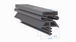 531062565 by Strivide, Magnetic Gasket 26 1/4 x 77 1/2 Compatible with Kolpak 531062565