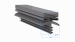 054119 by Strivide, Magnetic Gasket 37 1/2 x 83 1/2 Compatible with Bally 054119