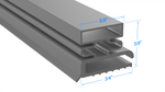 7841 by Strivide, Magnetic Gasket 28 x 66 Compatible with Traulsen 7841