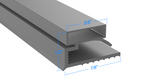 418-009-933-001 by Strivide, Magnetic Gasket 22 x 22 3/4 Compatible with Stanley Knight 418-009-933-001