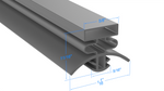 CUS60 Hobart PART# 433623 by Strivide 25 x 26 1/4 Compatible with Hobart 433623