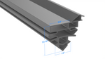 STG2H-2G True PART# 980682 by Strivide 22 3/4 x 59 3/4 Compatible with True 980682
