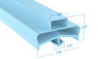V18372 Delfield PART# 1701070, 170-1070 by Strivide 20 7/8 x 21 7/8 Compatible with Delfield 1701070, 170-1070