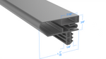 0428563 by Strivide, Magnetic Gasket 29 3/4 x 65 1/4 Compatible with Hussmann 0428563