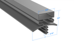 78 by Strivide, Magnetic Gasket 23 3/16 x 32 Compatible with Brown 78